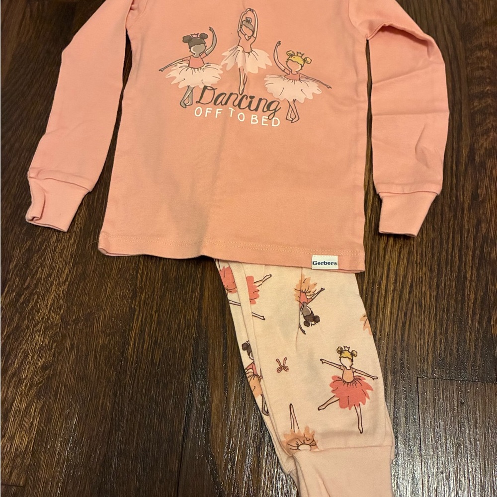 Gerber Peach Ballet Pajama Set